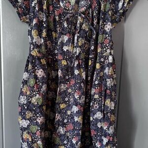 Universal Thread Dark Blue Floral Dress